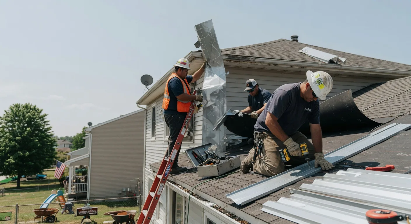 Storm Damage Metal Roof Repair in Buena Vista, NM